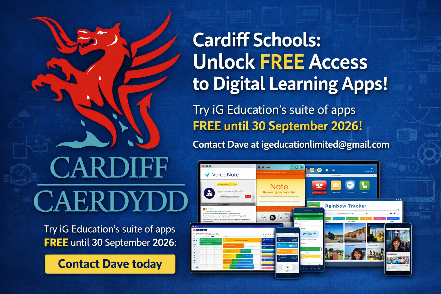 Unlock Cardiff’s Learning Future: Why Every School Should Grab iG Education’s FREE App Access Before 30 September 2026